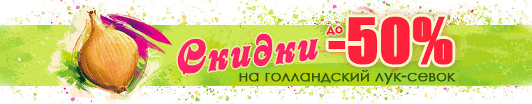 Больше лука – больше скидок! Больше лука – больше скидок!