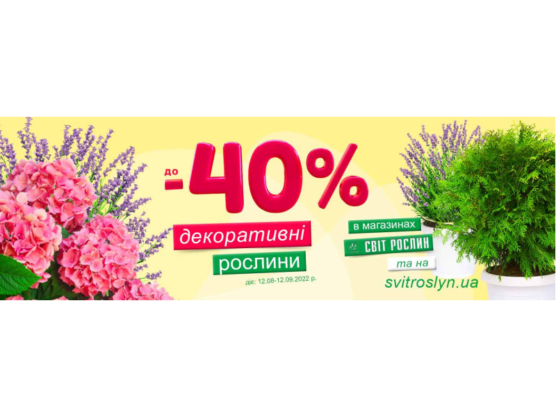 Розпродаж саджанців садового центру