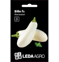 Насіння Баклажана Бібо білий F1 10 шт Leda Agro