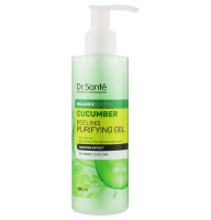 М'який гель-пілінг для вмивання Dr. Sante Cucumber Balance Control 200 мл