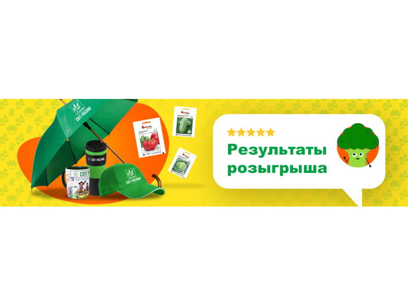 Вітаємо переможців розіграшу за відгуки!