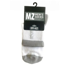 Шкарпетки чоловічі Modna Zona RT1321-133 середні Sport біло-сірі 39-42