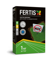 Удобрение Fertis NPK 15-0-0+Fe для газонов против мха 1 кг