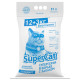 Наполнитель SuperCat 12+3кг в экономичной упаковке (синий)