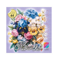Раскраска Flowers 200х200 мм 8 листов 24170