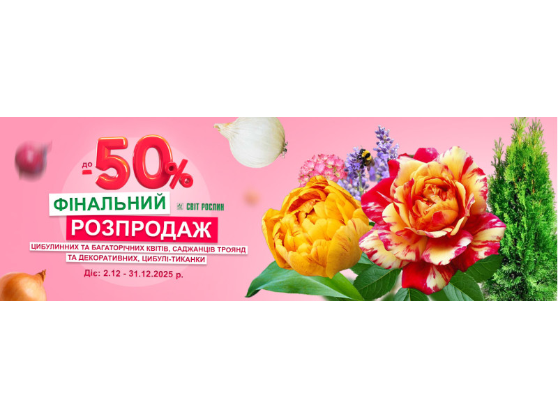 Фінальний розпродаж осіннього асортименту!