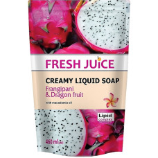 Крем-мыло Fresh Juice Frangipani & Dragon fruit (дой-пак) 460 мл