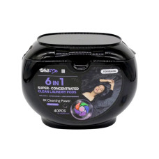 Капсулы для стирки WellMe Black 6 в 1 40 шт