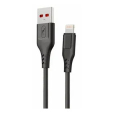 Кабель SkyDolphin S61LB USB - Lightning 2.4A 2 м Black (USB-000575)
