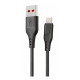 Кабель SkyDolphin S61LB USB - Lightning 2.4A 2 м Black (USB-000575)