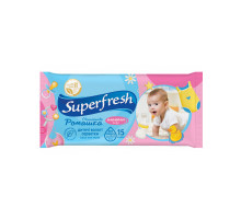 Влажные салфетки SuperFresh Детские 15 шт