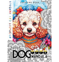 Раскраска 297х210 мм 8 листов Dog mandala 23373