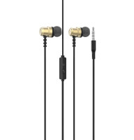 Наушники проводные SkyDolphin SR28 Metal Golden (HF-000472)