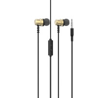 Наушники проводные SkyDolphin SR28 Metal Golden (HF-000472)
