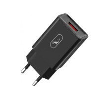 Сетевое зарядное устройство SkyDolphin SC36 1 USB 2.4A черное (MZP-000173)
