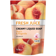 Крем-мыло Fresh Juice Peach & Magnolia (дой-пак) 460 мл