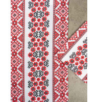 Полотенце вафельное GM Textile с принтом вышивки 35*61 см