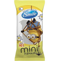 Вологі серветки Smile Mini Міньйони 8 шт