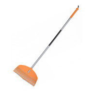 Грабли пластиковые TQ 23 зубца с металлическим черенком TQ-G23TS