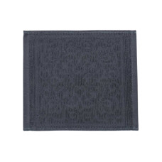 Серветка махрова жакардова GM Textile темно-сіра 25*25 см