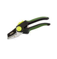 Секатор садовий MasterTool 200 мм ручки ABS TPR лезо Mn 65+тефлон ковадло