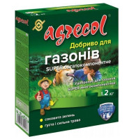 Добриво Agrecol для газонів багатокомпонентне 1,2 кг