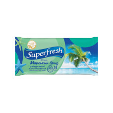 Влажные салфетки SuperFresh Breeze 15 шт