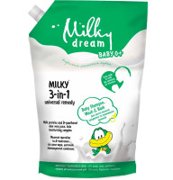 Средство для купания малышей 3 в 1  Milky Dream (запаска) 450 мл