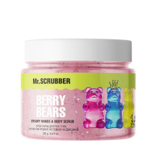Крем-скраб для рук и тела Mr.SCRUBBER Berry bears с ароматом ягодных желейных мишек 250 г