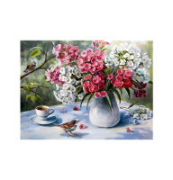 Алмазная мозаика без подрамника Букет 30*40 см (60678_OGLD)