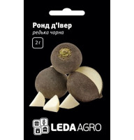 Семена Редька Ронд д'Ивер черная 2 г LedaAgro