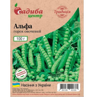 Насіння гороху Альфа 100 г Традиція