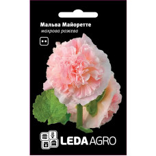 Семена Мальва Майоретте розовая махровая 0,2 г LedaAgro