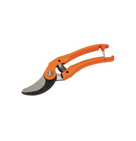 Секатор садовий MasterTool 225 мм із металевими ручками леза Mn 65