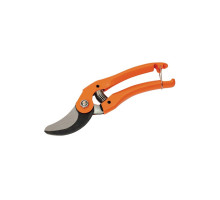 Секатор садовий MasterTool 225 мм із металевими ручками леза Mn 65