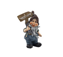 Садова фігура Гном Welcome-2 51*18*33 см