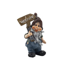 Садова фігура Гном Welcome-2 51*18*33 см