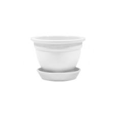 Вазон Фиалочница Глянец Белый 0,5 л
