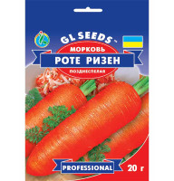 Насіння Морква Роте Ризен GL Seeds 20 г