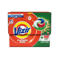 Гель-капсулы для стирки против пятен Vizir Platinum Pods Fairy Effect 16 шт