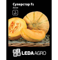 Насіння Диня Суперстар F1 італійький тип 5 шт LedaAgro