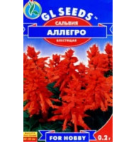 Насіння Сальвія Аллегро червона GL Seeds 0,2 г