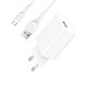 Сетевое зарядное устройство SkyDolphin SC36T 1 USB 2.4A с кабелем Type-C White (MZP-000117)