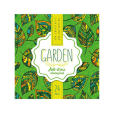 Раскраска-антистресс Garden 200х200 мм 12 листов 19176