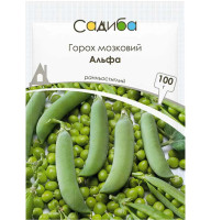 Насіння Горох Альфа 100 г Садиба