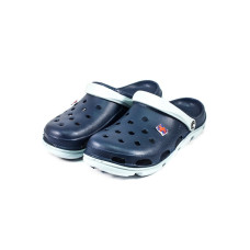 Сабо чоловічі синьо-сірі 43 розмір