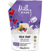 Жидкое мыло Milky Dream Белый шоколад и Лесные ягоды (запаска) 500 мл
