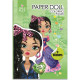 Раскраска с наклейками Paper doll Emeli 210х297 мм 8 листов 23270