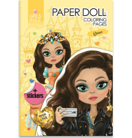 Раскраска с наклейками Paper doll Susan 210х297 мм 8 листов 23271