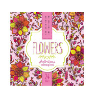 Раскраска-антистресс Flowers 200х200 мм 12 листов 19178